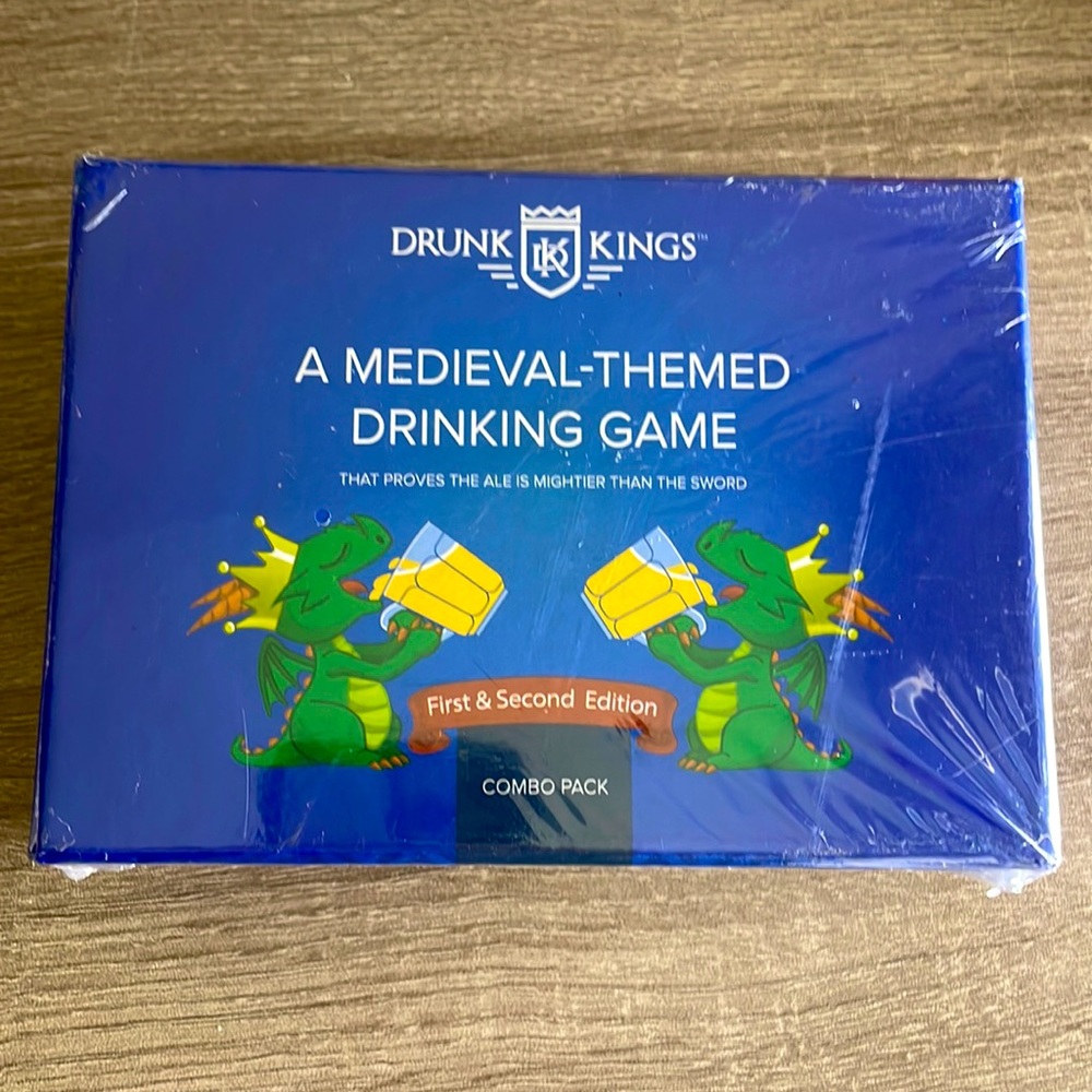 Drunk Kings Medieval Themed Drinking Game Combo Pack NIB